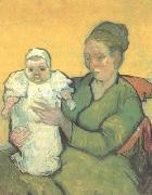 Vincent Van Gogh Mother Roulin wtih Her Baby (nn04) oil painting picture wholesale